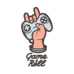 4223 מדבקת קיר צבעונית לגיימרים שלנו!  Game & Roll - מדבקת קיר לחדרי נוער וחדרי ילדים